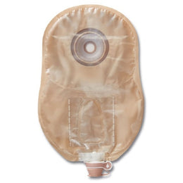 Hollister Urostomy Pouch CeraPlus™ One-Piece System 9 Inch Length 1-1/8 Inch Stoma Drainable Soft Convex, Pre-Cut - Box of 5 - 8415-BX