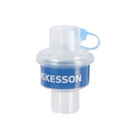 McKesson Heat and Moisture Exchanger with Filter McKesson 29.2 mg H2O / L @ VT 500 mL 2.5 cm H20 @ 30 LPM - Case of 50 - 16-6220-CS