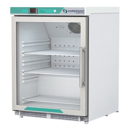 Horizon Scientific Inc Undercounter Refrigerator Corepoint™ Scientific Laboratory Use 4.6 cu.ft. 1 Swing Glass Door Left Hinged Cycle Defrost - Each - PR051WWGADALH/0-EA