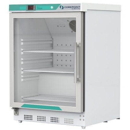 Horizon Scientific Inc Undercounter Refrigerator Corepoint™ Scientific Laboratory Use 4.6 cu.ft. 1 Swing Glass Door Left Hinged Cycle Defrost - Each - PR051WWGLH/0-EA