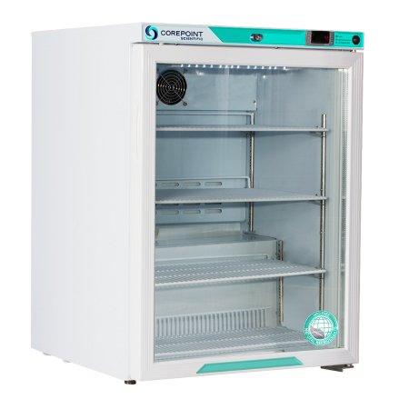 Horizon Scientific Inc Undercounter Refrigerator Corepoint™ Scientific Laboratory Use 5.2 cu.ft. 1 Swing Glass Door Cycle Defrost - Each - PR061WWG/0-EA