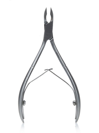 McKesson Tissue / Cuticle Nipper McKesson Argent™ Angled, Small Jaws 6 mm Tip X 4 Inch Length Stainless Steel - Each - 43-1-235-EA
