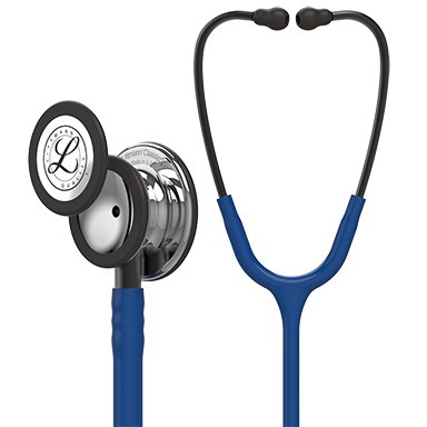 3M Classic Stethoscope 3M™ Littmann® Blue 1-Tube 27 Inch Tube Double-Sided Chestpiece - Each - 5863-EA