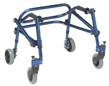 Drive Medical Posterior Walker Adjustable Height Nimbo Aluminum Frame 190 lbs. Weight Capacity 28 to 36 Inch Height - Each - KA4200S-2GKB-EA