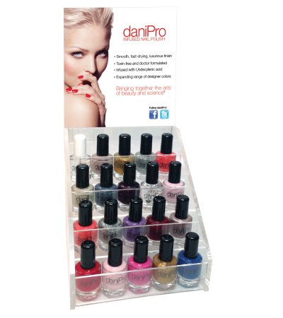Alde Associates LLC Acrylic Countertop Display daniPro™ For daniPro™ Nail Polish - Each - 405-EA