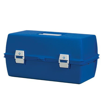 Health Care Logistics Medical Supply Box Blue Plastic 8-3/4 X 10-1/4 X 17-3/8 Inch - Each - 17265B-EA