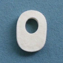 McKesson Protective Pad McKesson Pedi-Pad Size 101-A Adhesive Foot - Case of 1000 - 30121-CS