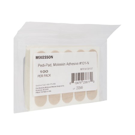McKesson Protective Pad McKesson Pedi-Pad Size 101 Narrow Adhesive - Pack of 100 - 30137-PK
