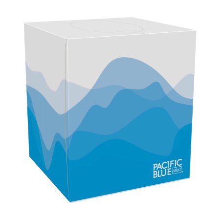 Georgia Pacific Preference® Facial Tissue White 7.65 X 8.85 Inch 100 Count - Case of 3600 - 46200-CS
