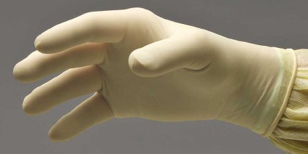Innovative Healthcare Corp Exam Glove DermAssist® Small Sterile Pair Latex Standard Cuff Length Fully Textured Natural Not Rated - Case of 200 - 104100-CS