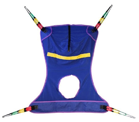 Proactive Medical Products LLC Full Body Sling With Commode Opening Proactive 4 Point Large 600 lbs. Weight Capacity - Each - 30115-EA