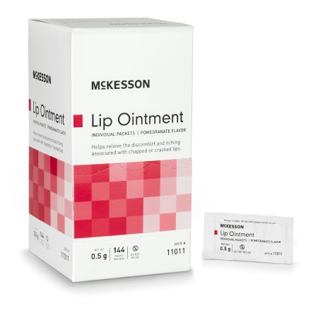 McKesson Lip Balm McKesson 0.5 gm Individual Packet - Box of 144 - 61024-BX