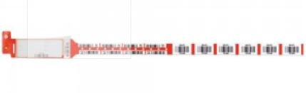 Precision Dynamics Identification Wristband Securline® Bloodband Permanent Snap Barcode - Box of 150 - 2437-16-PDB-BX