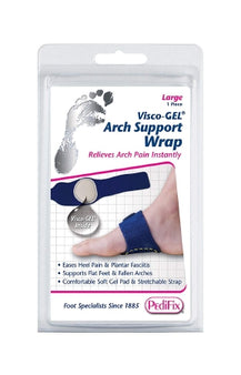 Pedifix Arch Support Wrap Visco-GEL® Large Hook and Loop Closure Foot - Pack of 1 - P1291-L-PK