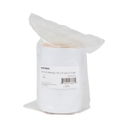 McKesson Orthopedic Felt Roll Adhesive McKesson 6 Inch X 2.5 Yard Wool / Rayon NonSterile - Case of 20 - 09227-CS
