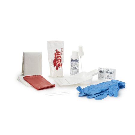 McKesson Bloodborne Pathogen Spill Clean-Up Pack McKesson - Case of 30 - 16553-CS