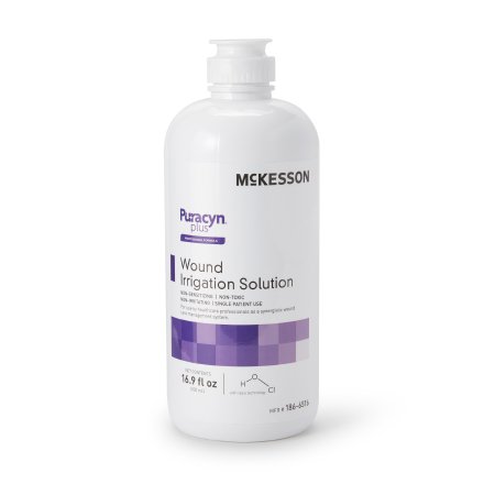 McKesson Wound Cleanser McKesson Puracyn® Plus Professional 16.9 oz. Flip Top Bottle NonSterile Antimicrobial - Case of 6 - 186-6516-CS