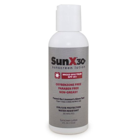 Coretex Products Sunscreen SunX® 30+ SPF 30 Lotion 4 oz. Bottle - Case of 12 - 71666-CS