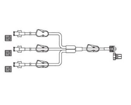 Codan US Corp IV Extension Set 8 Inch Tubing Without Filter - Case of 50 - BC559-CS