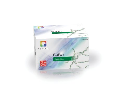 Quidel Other Infectious Disease Test Kit Sofia® 2 Lyme Disease Test 15 Tests CLIA Waived - Each - 20320-EA