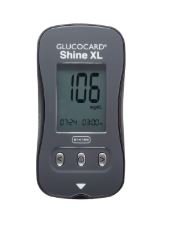 Arkray USA Blood Glucose Meter Glucocard® Shine 5 Second Results Stores up to 250 Results No Coding Required - Case of 4 - 542110-CS