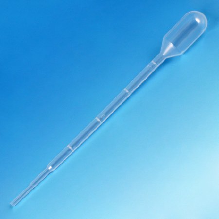 Globe Scientific Transfer Pipette 3 mL 0.25 mL Graduation Increments Sterile - Case of 400 - 137035-S20-CS