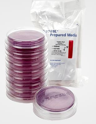 BD Prepared Media BD BBL™ Trypticase™ Soy Agar with Lecithin and Polysorbate 80 Light Beige Mono-Plate Format - Pack of 100 - 292271-PK