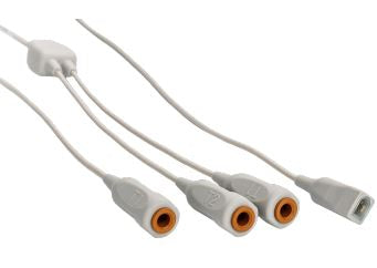 GE Healthcare Temperature Cable 400 Series Single, 0.5mL/1.7 Foot For use with Temperature Probe - Each - 2104178-001-EA