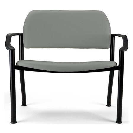 Midmark Side Chair Ritter 282 Lunar Gray With Armrests Vinyl - Each - 282-001-845-EA