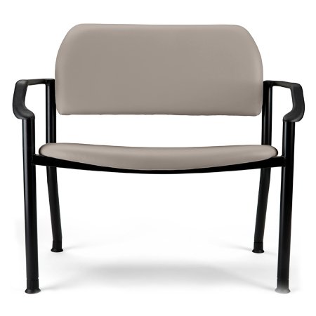 Midmark Side Chair Ritter 282 Dark Linen With Armrests Vinyl - Each - 282-001-856-EA