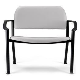 Midmark Side Chair Ritter 282 Stone With Armrests Vinyl - Each - 282-001-865-EA