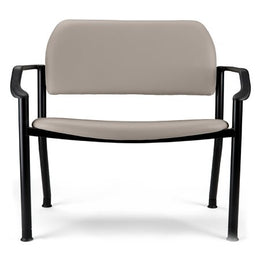 Midmark Side Chair Ritter 282 Dark Linen With Armrests Vinyl - Each - 282-001-866-EA