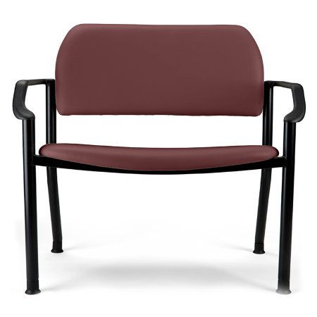 Midmark Side Chair Ritter 282 Cranberry With Armrests Vinyl - Each - 282-001-869-EA