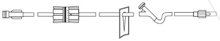 MedSource International IV Extension Set MedSource 19 Inch Tubing Without Filter Sterile - Case of 48 - MS-83097-CS