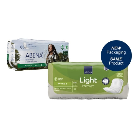 Abena North America Bladder Control Pad Abena™ Light Normal 10 Inch Length Light Absorbency Fluff / Polymer Core One Size Fits Most - Case of 144 - 1000017157-CS