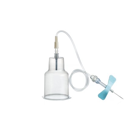 Greiner Bio-One VACUETTE® Blood Collection Set with Holder 23 Gauge 3/4 Inch Needle Length Safety Needle 12 Inch Tubing Sterile - Case of 240 - 450185-CS