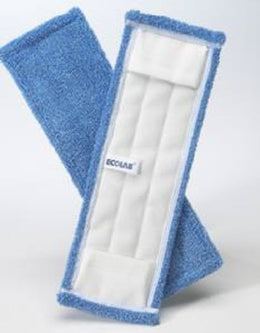 EcoLab Wet Mop Pad Xpressway White Microfiber Reusable - Pack of 50 - 92021084-PK