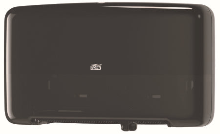 RJ Schinner Co Toilet Tissue Dispenser TorkSelect™ Elevation Black Plastic Manual Double Roll Wall Mount - Each - 5555290-EA