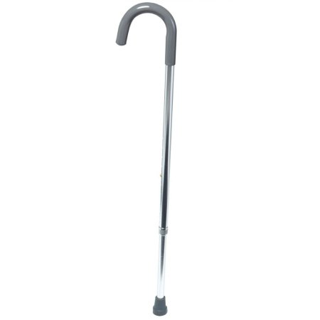 Patterson Medical Supply Round Handle Cane Days® Standard Aluminum 30 to 39 Inch Height Gray / Silver - Each - 081561760-EA