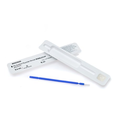McKesson McKesson Fluoride Varnish 0.4 mL X 35 per Box Bubblegum Flavor - Box of 35 - 184-FV35-BX