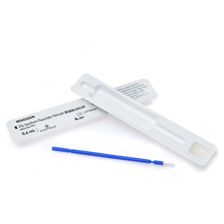 McKesson McKesson Fluoride Varnish 0.4 mL X 200 per Box Bubblegum Flavor - Box of 200 - 184-FV200-BX
