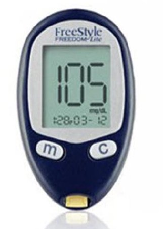 Abbott Blood Glucose Meter Freestyle Freedom® Lite 5 Second Results No Coding Required - Case of 4 - 7091470-CS