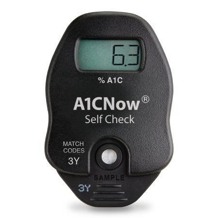 PTS Diagnostics HbA1c Test Kit A1CNow® Self Check Diabetes Management HbA1c Test Whole Blood Sample 4 Tests CLIA Waived - Case of 192 - PTS3070-CS