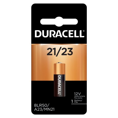 Duracell Alkaline Battery Duracell® 21/23 Cell 12V Disposable 1 Pack - Case of 36 - MN21BPK-CS
