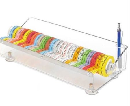 Market Lab Inc Label and Tape Dispenser MarketLab 4 X 6 X 14 Inch Desktop Manual Pull With Blade For use with Medical Labels - Each - 1548-EA