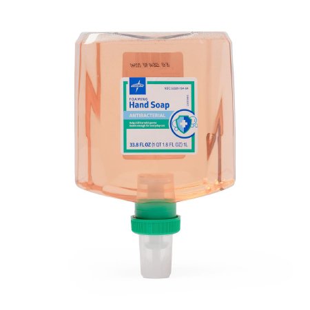 Medline Antibacterial Soap Spectrum™ Foaming 1,000 mL Dispenser Refill Bottle Scented - Case of 4 - HHABSP1000FM-CS