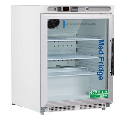 Horizon Scientific Inc Refrigerator ABS® Pharmaceutical 4.6 cu.ft. 1 Swing Glass Door Left Hinged Cycle Defrost - Each - ABT-HC-UCBI-0404G-ADA-LH-EA