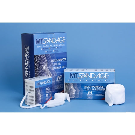 Medi-Tech International Elastic Net Retainer Dressing MT Spandage™ Tubular Elastic 10 Yard Size 3 White Medium Hand / Arm / Leg / Foot NonSterile - Case of 10 - MT103-CS