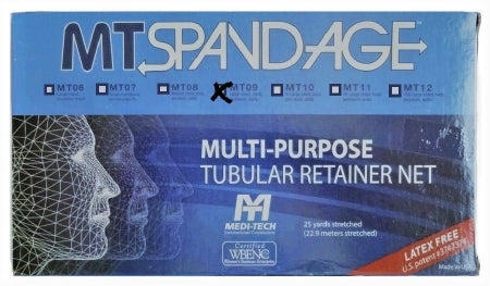 Medi-Tech International Elastic Net Retainer Dressing MT Spandage™ Tubular Elastic 10 Yard Size 9 White Large Chest / Back / Perineum / Axilla NonSterile - Case of 10 - MT109-CS
