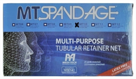 Medi-Tech International Elastic Net Retainer Dressing MT Spandage™ Tubular Polyester / Spandex 10 Yard Size 10 White X-Large Chest / Back / Perineum / Axilla NonSterile - Case of 10 - MT1010-CS